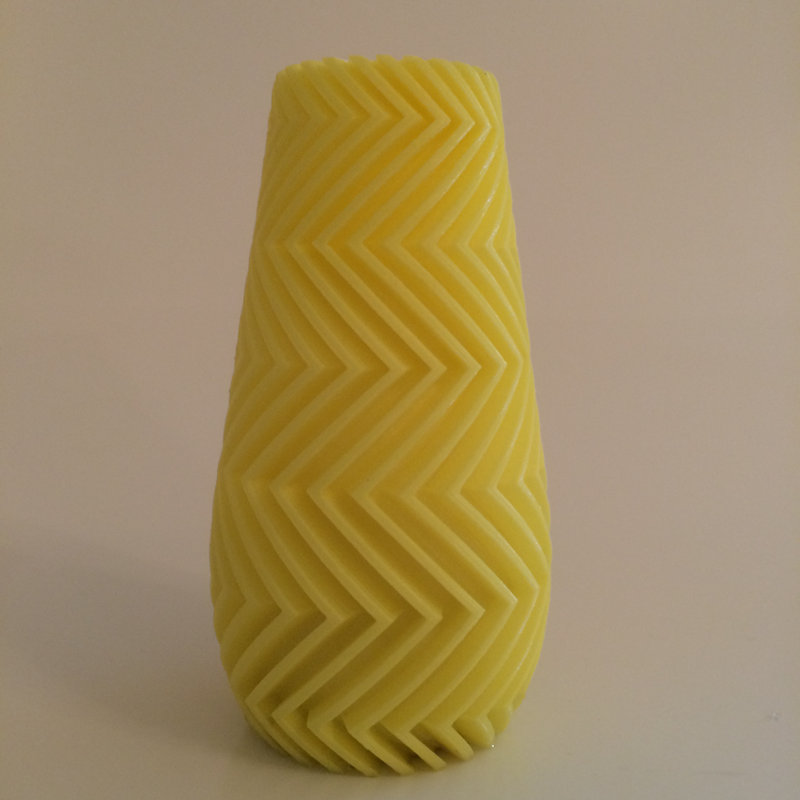 Pemberville Handmade Table Vase, Orange, Overall Height - 11cm