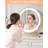 Large 19-inch Vanity Makeup Mirror with Lights, Touch Control 3 Color Lighting Dimmable Makeup Mirror, Impeccable Illumination for Professional Makeup, 360° Rotatable Design-1104105530