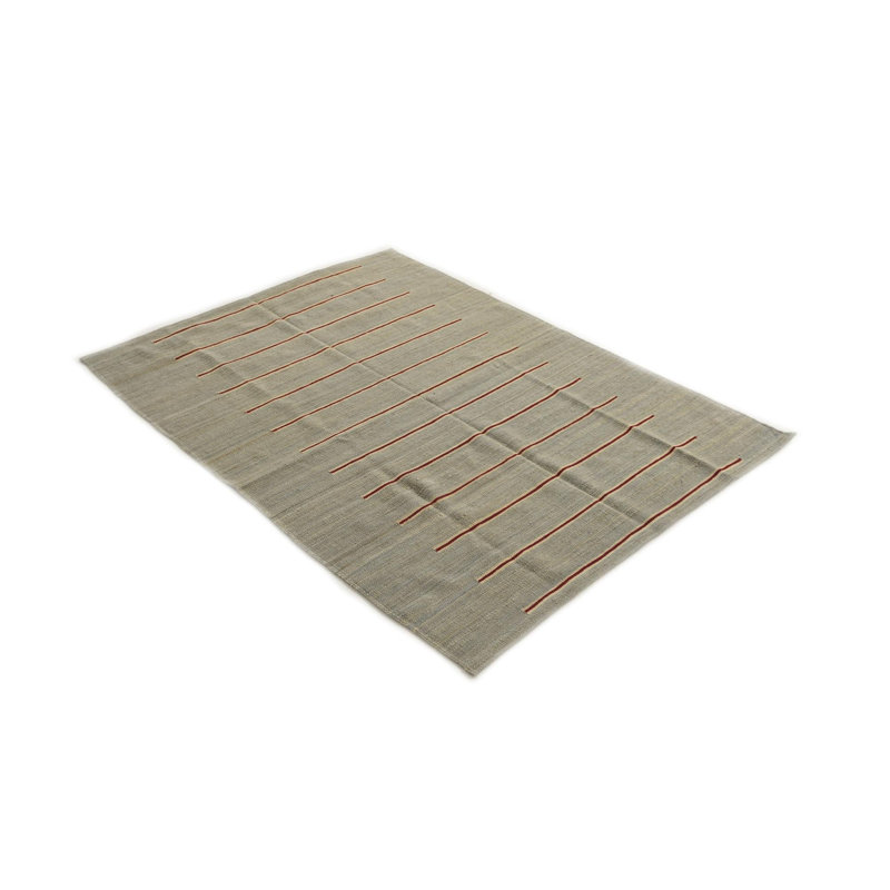 Tapis gris 4 x 6 Pinkerton