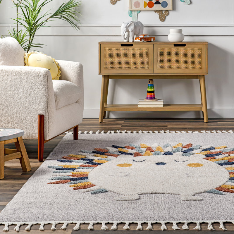 Multicolore tapis Amiah, Rectangle 7 pi 10 po x 10 pi 10 po