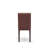 Amelius Upholstered Dining Chairs- Burgundy Polyester Fabric Upholstered Seat and Button Tufted Chair Back - Mahogany Finish, SET OF 2-614006950-614006953