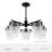 Hunter x Jasmine Roth Ontario 5 Light Chandelier Ceiling Light Fixture-107350417-107350416