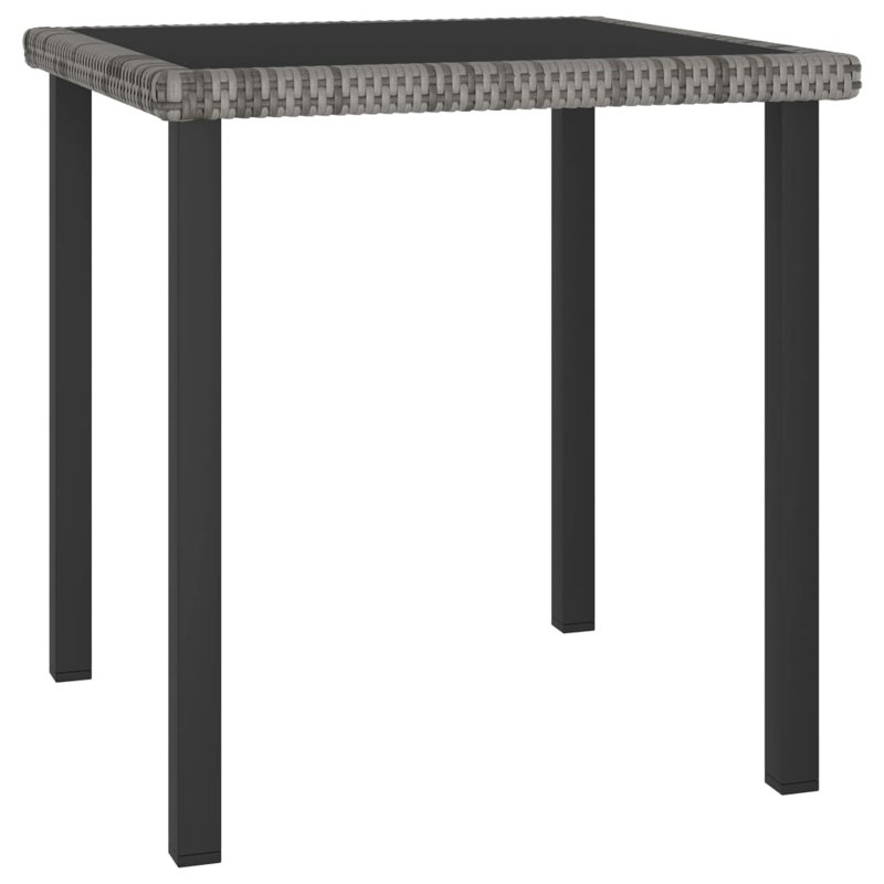 Adhithi Rectangular Outdoor Dining Table , 70cm cm W 70cm cm D, Grey