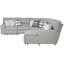 Canapé modulaire inclinable de 143 po Balvina-85505964