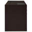 Bureau d'ordinateur avec 2 tiroirs de rangement Cappuccino | Idée de cadeau