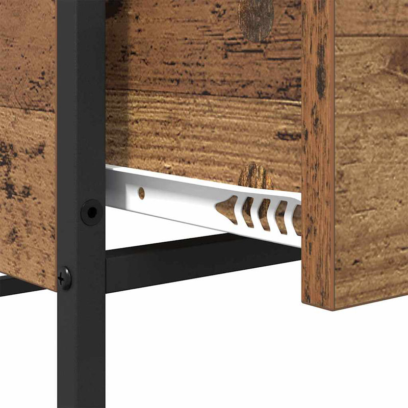 Coffee Table with Storage, Old Wood