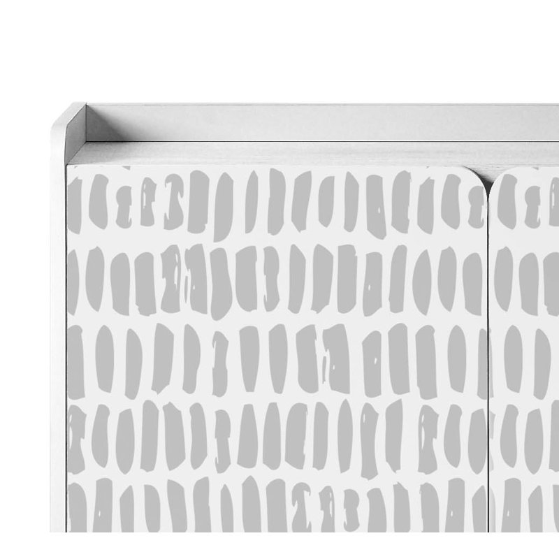 15 Pair Shoe Storage Cabinet, Taupe/Grey