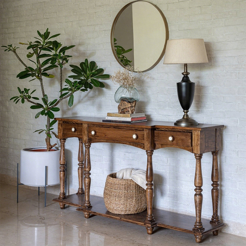 Rural Retro Multifunctional Console Table