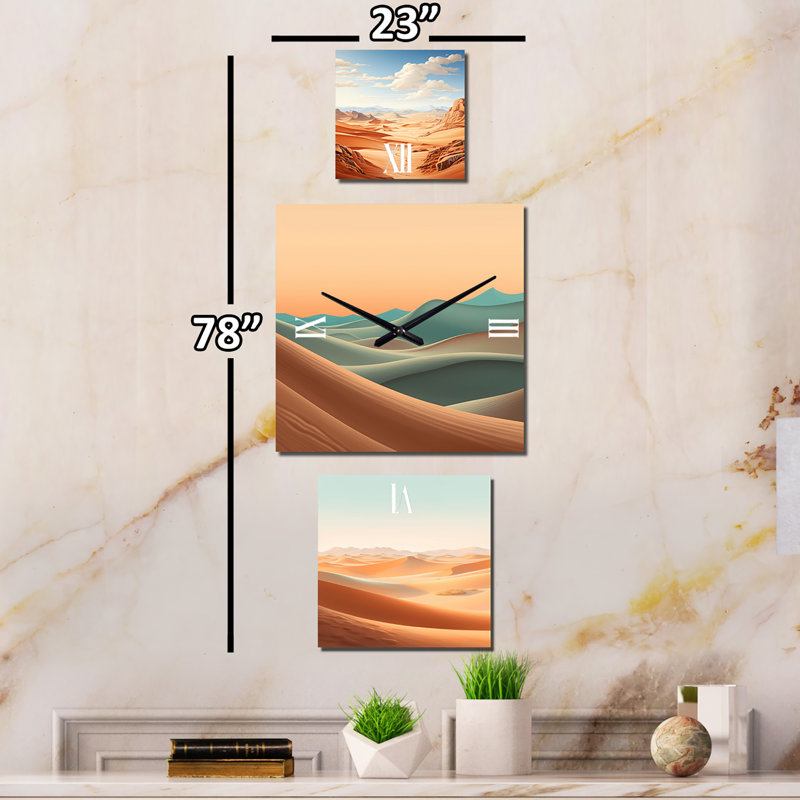 Rumney Metal Wall Clock