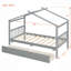 Lit en bois avec tiroirs-76192252