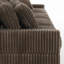 4 - Piece Upholstered Faux Rabbit Fur Flannel Modular Sectional Sofa with Armrests & Throw Pillows-757162099