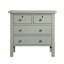 Table de chevet à 4 tiroirs - Table de chevet en bois avec tiroirs coulissants, rangement compact pour chambre à coucher / salon