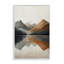 «Terracotta Reflection Abstract Landscape», estampe numérique, design par Petal Prints Design-1764788759-1764788776