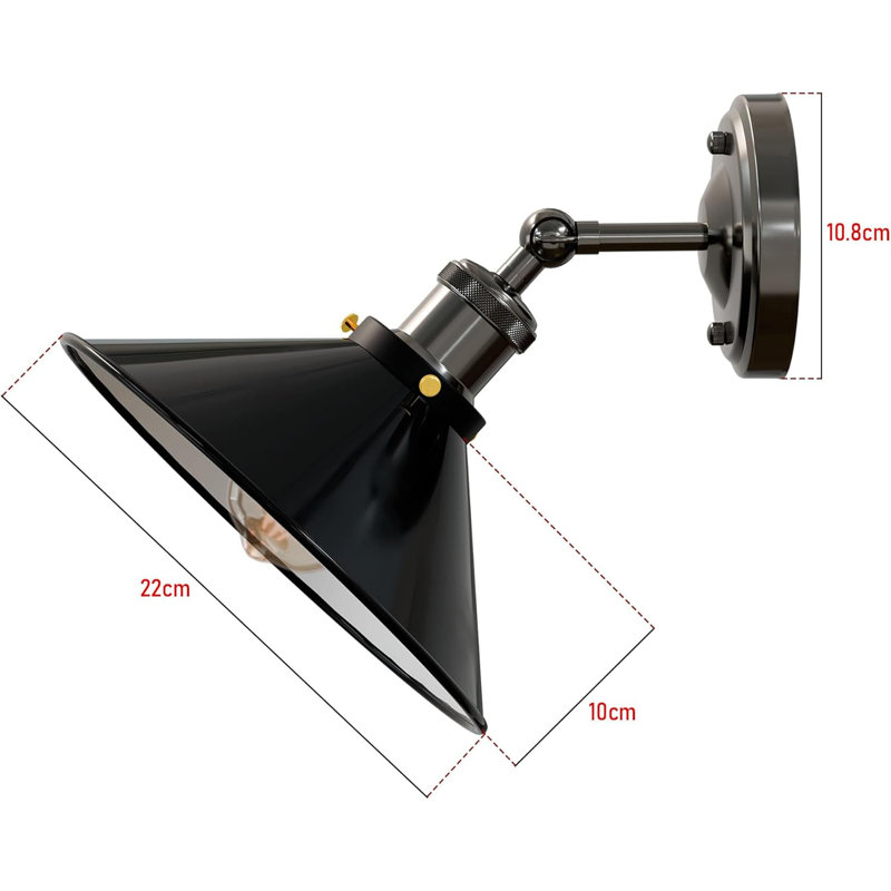 Armed Sconce, Rose Gold
