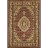 Palfrey Collection Red Traditional Area Rug