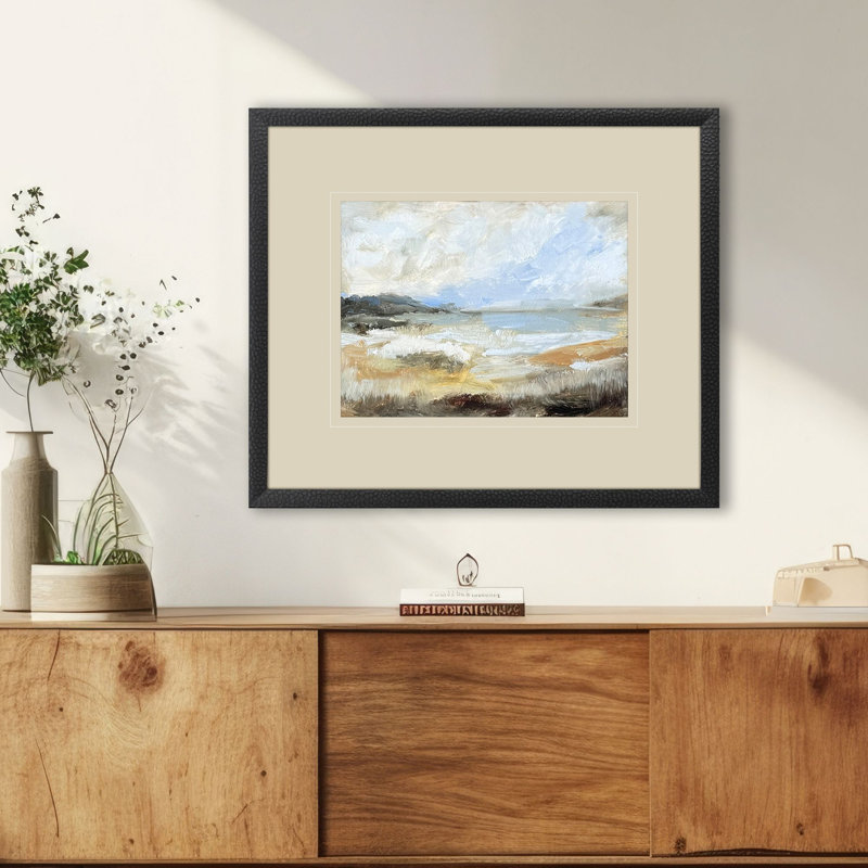 Smudged Coastline I Print by Barnes Paragon