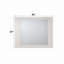 Miroir Naima II 46 po x 37 po, finition brillante blanche