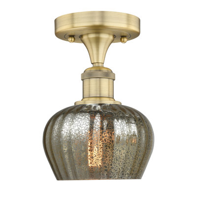Hayons Glass Semi Flush Mount