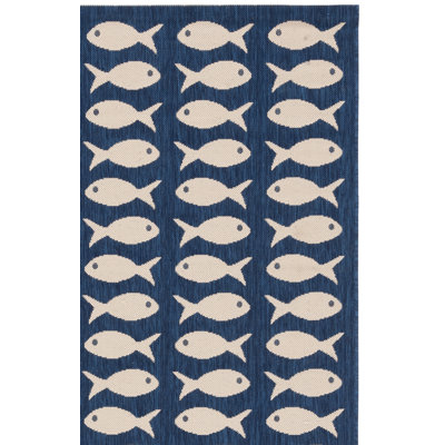 Paugh Performance Animal Print Indoor/Outdoor Area Rug