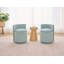 Fauteuil d'appoint pivotant, fauteuil de coiffeuse Comfy Barrel-130549749