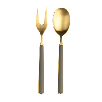 Cuillère de service en acier inoxydable Fantasia Ice Oro
