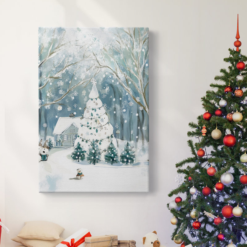 Art des Fêtes de Noël - Toile tendue avec châssis DCCDXLII, H 36 po x l 24 po