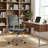 Adjustable Ergonomic Office Desk Chair With Rocking Backrest And Height Adjustable Padded Cushion Seat For Home Office Study Workstation Conference Room