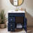 30'' Bule Modern Free-Standing Single Bathroom Vanity Set