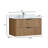 Fully Assembled 36" Modern Wall-Mounted Floating Bathroom Cabinet Vintage Solid Oak Bathroom Vanity
