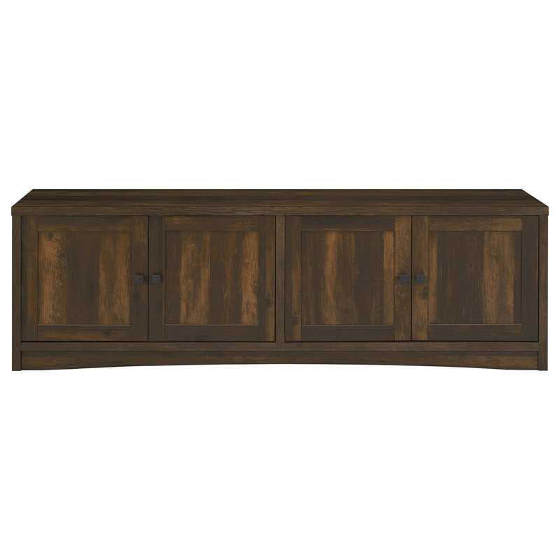 Pine 4-door Engineered Wood TV Stand