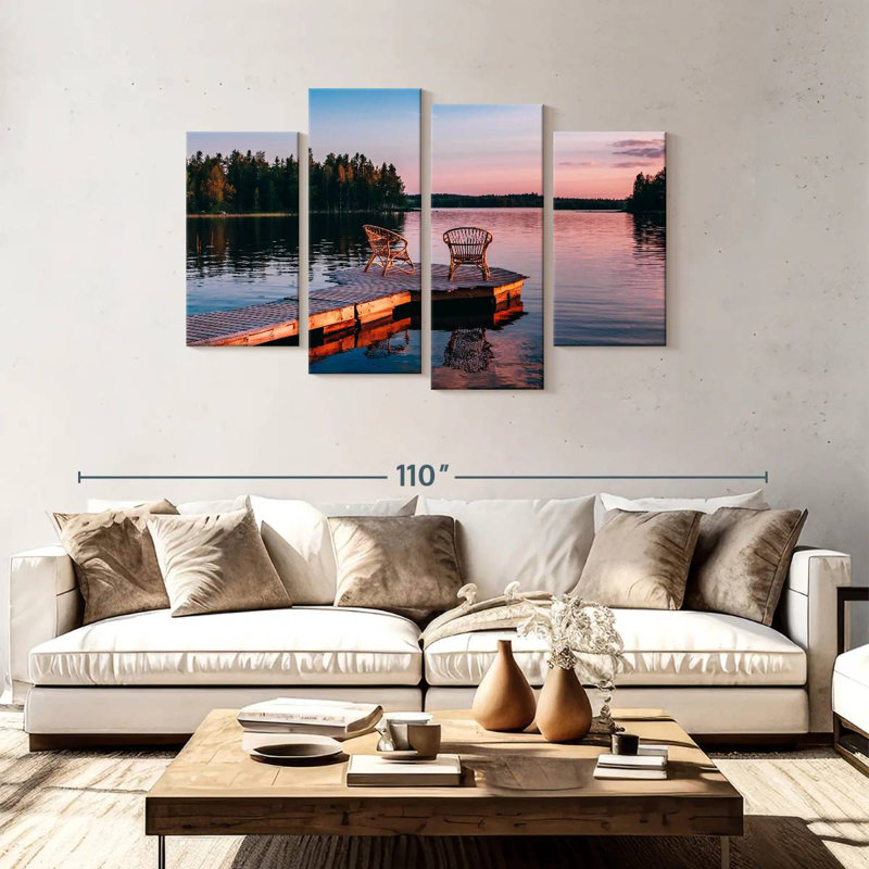Chaises Aletra sur le quai finlandais, H 48 po x l 75 po