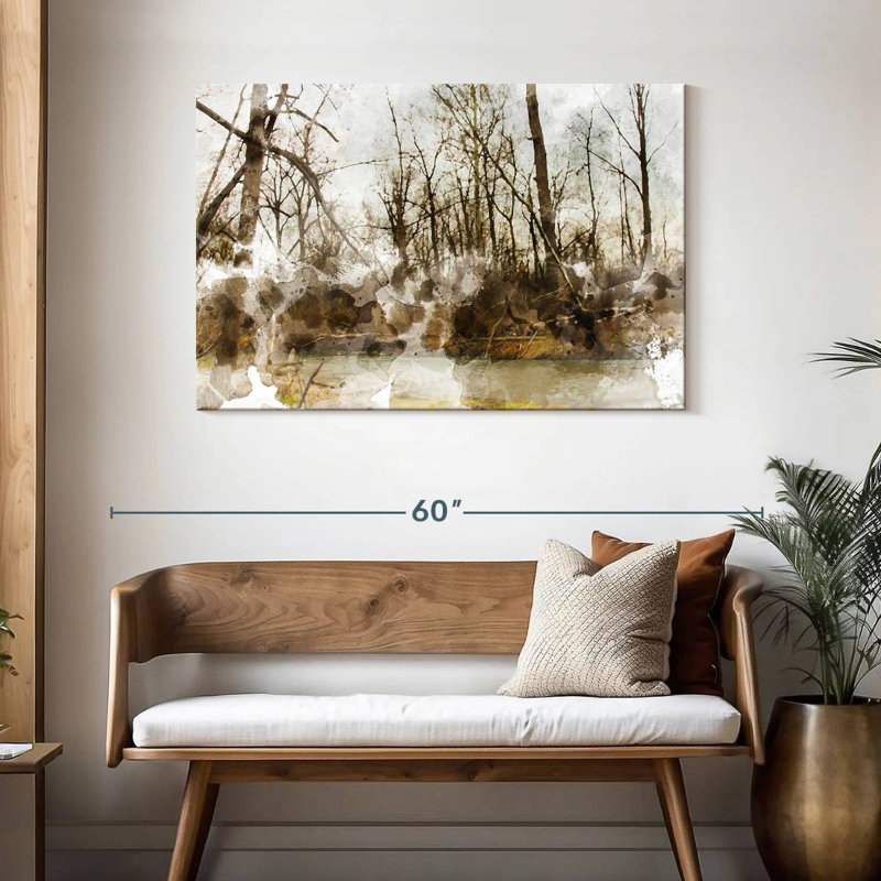 Marshland Landscape, 30" H x 45" W