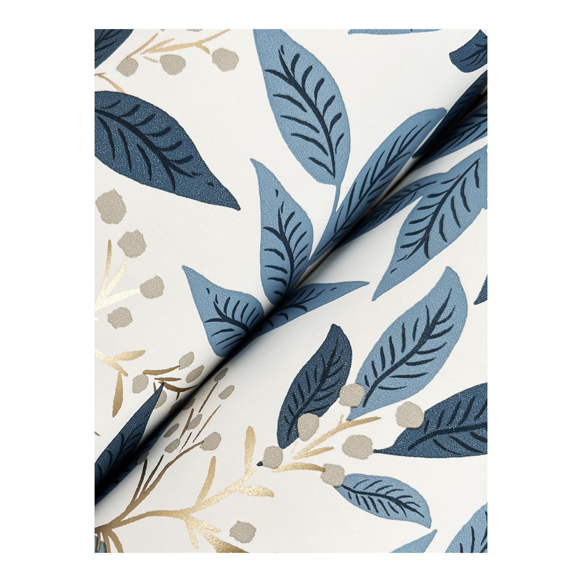 Willowberry Wallpaper, Blue