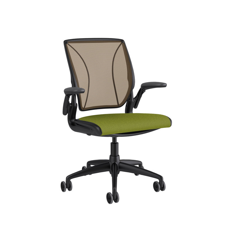 Mesh Task Chair, Black, Monofilament Stripe/Atlantic, Lotus/Black