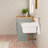 DeerValley 24"×19.7" Vitreous China Wall Mount Utility Sink Farm Style High Back Laundry Sink