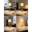 Lampe de table rechargeable sans fil avec lumière à intensité variable, 3 températures de couleur, charge USB-C, fonction de mémoire et conception portable pour la chambre à coucher, le salon et le patio