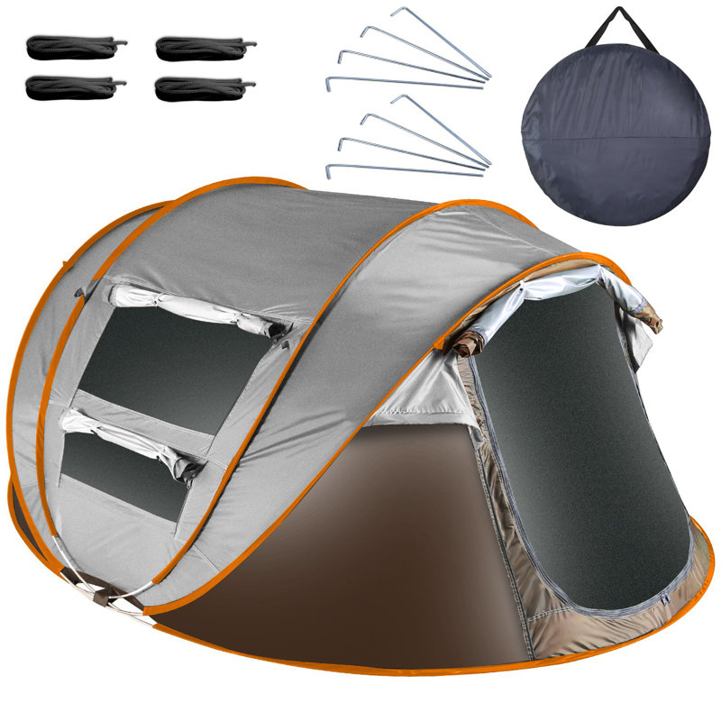 Tente escamotable pour 5 à 8 personnes, Brun