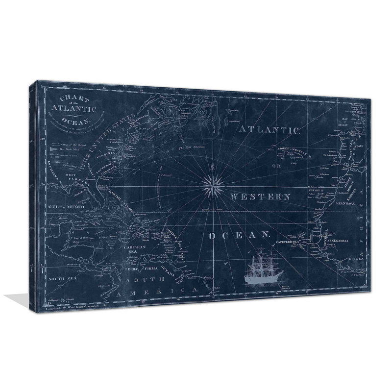 Carte de voile par Dan Meneely - impression, Toile tendue, H 36 po x l 60 po, Sans cadre