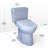Drake® 1.6 GPF Elongated Floor Mounted Two-Piece Toilet (S7 Seat Included) with Auto Flush-88391849