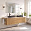 Meuble-lavabo en céramique avec lavabo et porte-serviettes gratuit-131373010-131373008