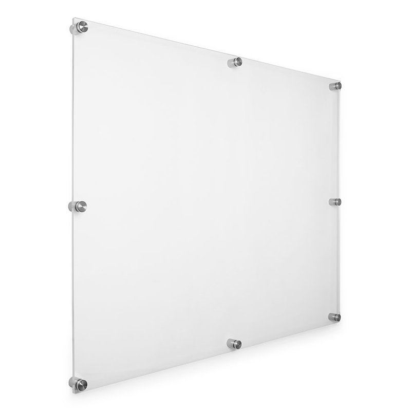 Double Panel Acrylic Picture Frame, 34" H x 44" W, Silver