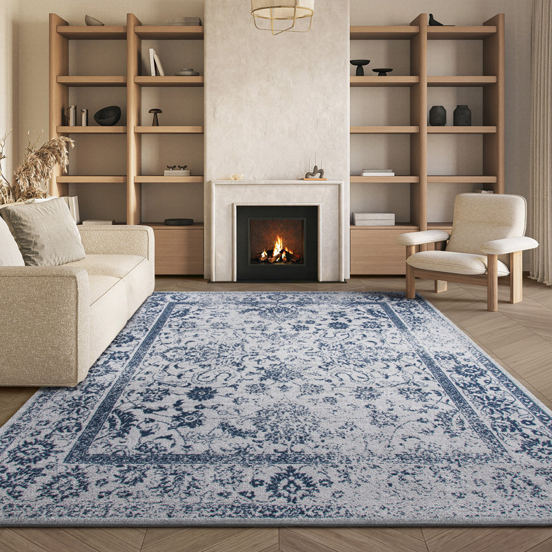 Croyl Performance Floral Rug, Rectangle 8' x 10'