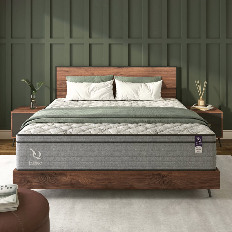 Napqueen Elite Series Machka Cooling Gel Memory Foam Hybrid Mattress, Certipur-US Certified, 10'', Full