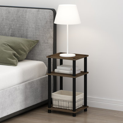 Akintayo 34cm W Plastic Bedside Table