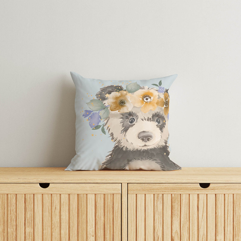 Coussin Panda, H 26 po x l 26 po