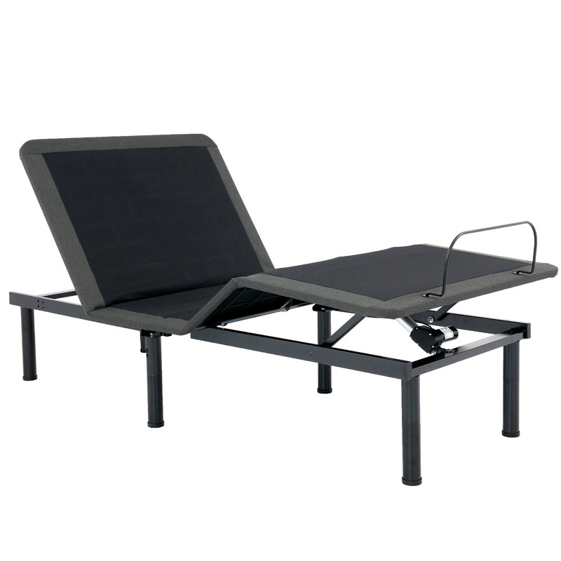Lightweight Steel Adjustable Frame - And Stylish Bed With Settings Zero Gravity & More