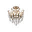Lustre 6 lumières avec cristaux transparents Cravey-500749994
