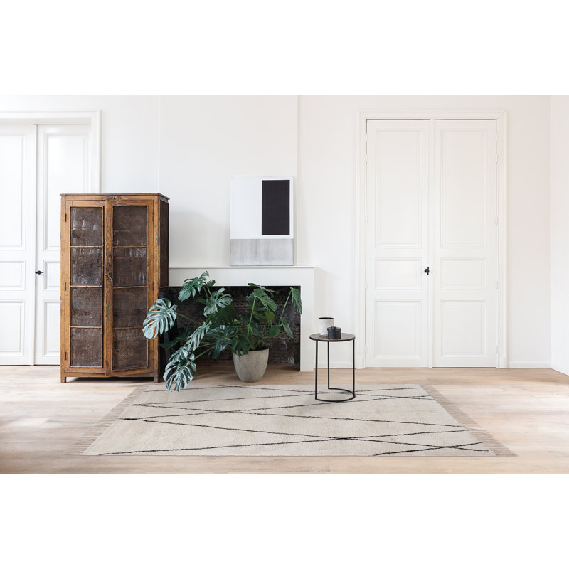 Shuler Ikat Hand Woven Area Rug Set, Rectangle 140 x 200cm