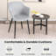 44cm H Polyester Blend Upholstered Metal Armchair-93548320