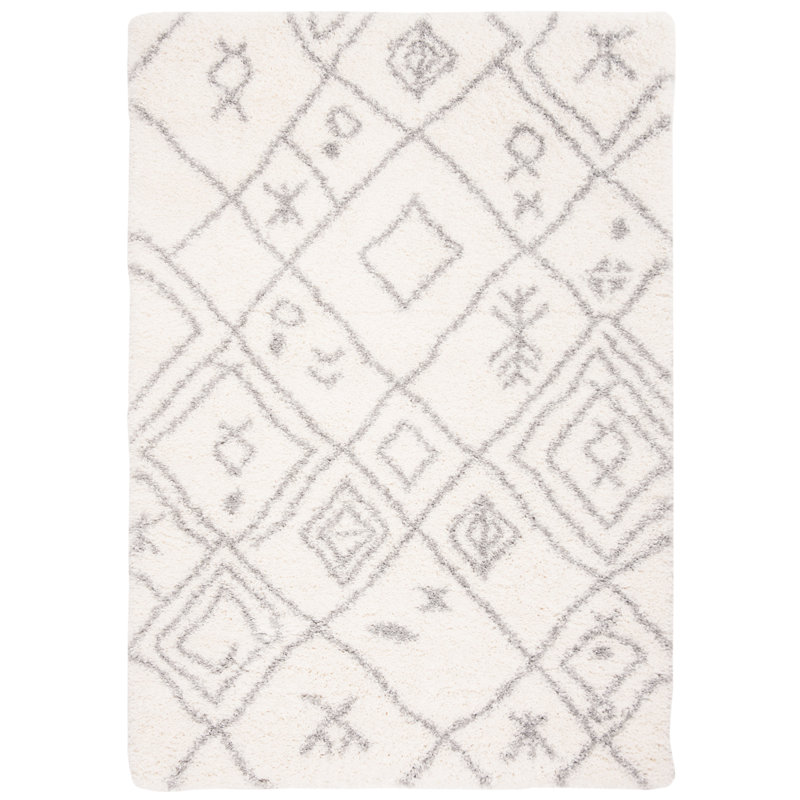 Almaden Shag 800 Performance Geometric Rug, Rectangle 9' x 12'